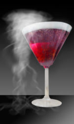 Cocktail fumant pour Halloween