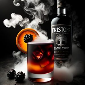 recette des cocktails à la vodka noire, spécial Halloween