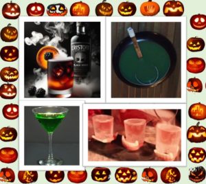 Cocktail Halloween : le shooter sanglant et fumant